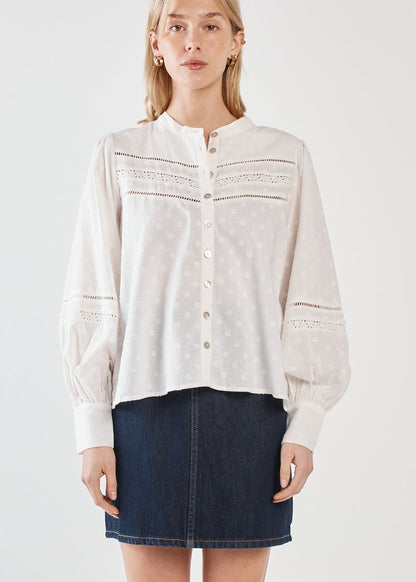 Eleri Lace Blouse White