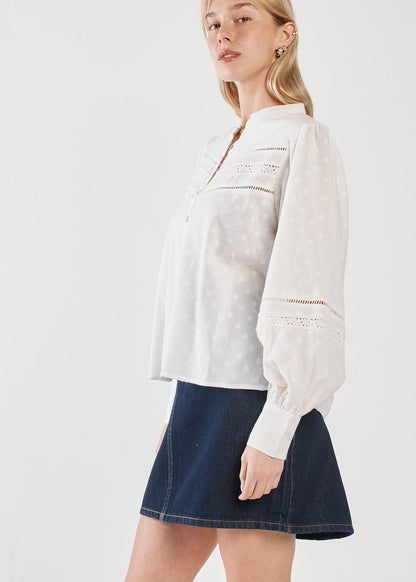 Eleri Lace Blouse White