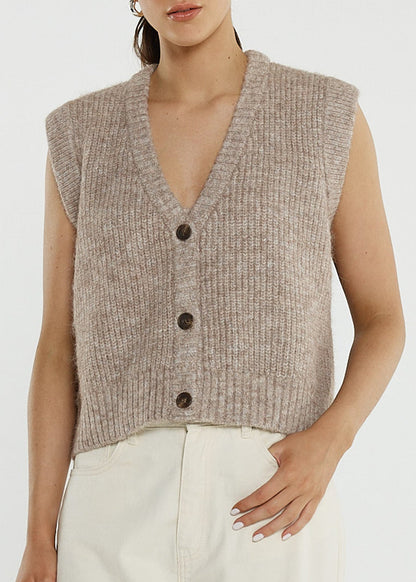 Lil Button Up Knit Vest
