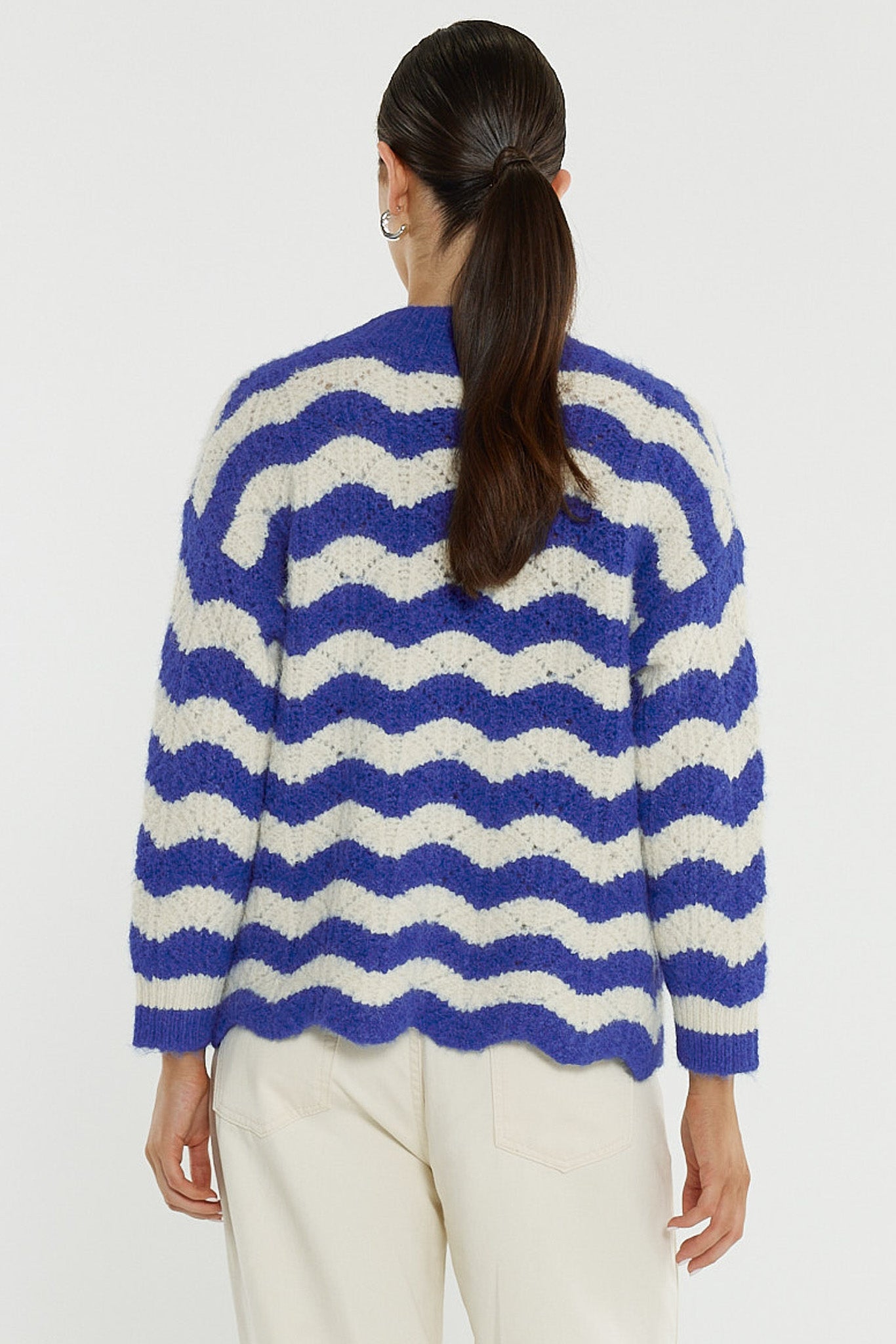 Etta Wavy Stripe Cardi