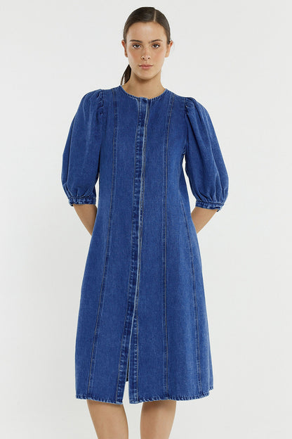 Elijah Midi Denim Dress by SASS