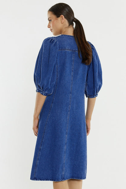 Elijah Midi Denim Dress by SASS