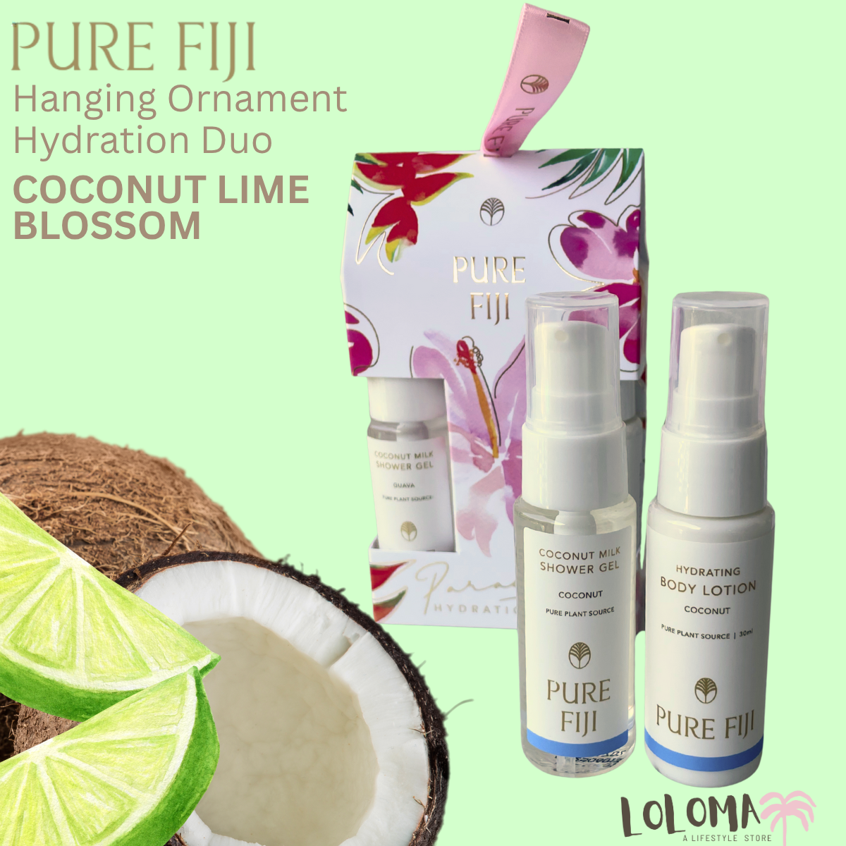 Hanging Ornament Shower Duo Pure Fiji