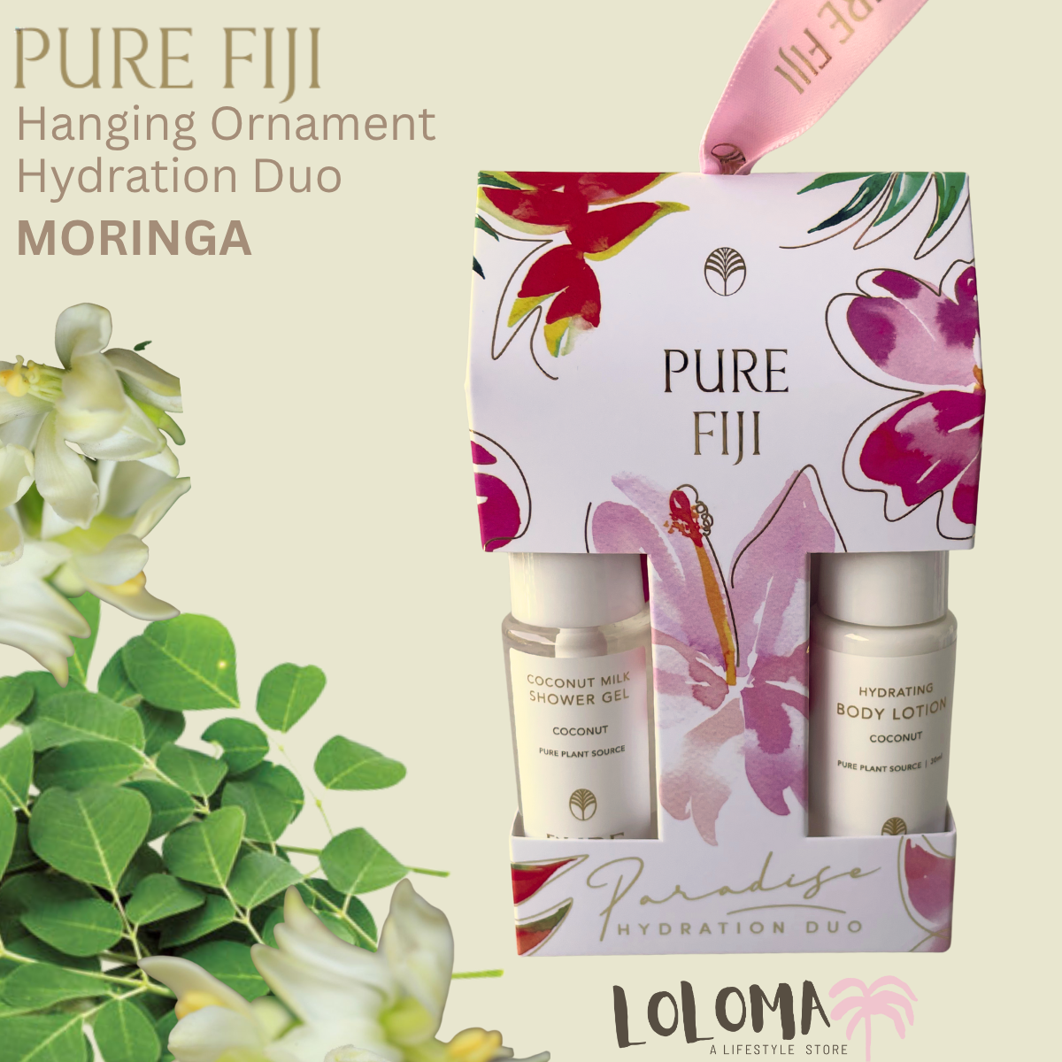 Hanging Ornament Shower Duo Pure Fiji