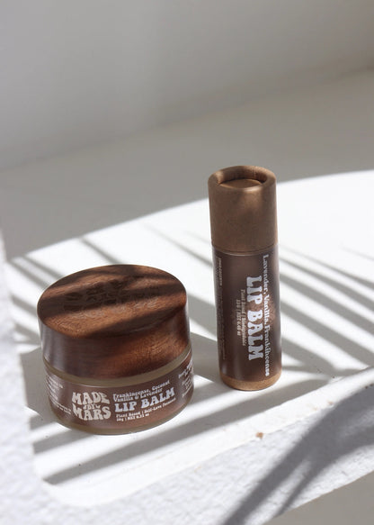 Natural Lip Balm in Frankincense, Vanilla, Lavender