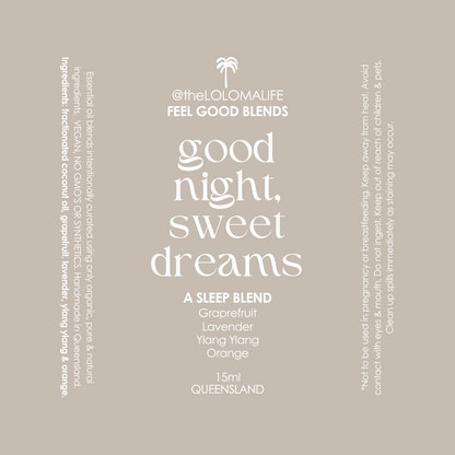 Feel Good 🌴🙏🏼 Blends GOODNIGHT Essential Oil Roller 15ml