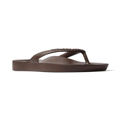 Archies Arch Support Thongs: Chocolate