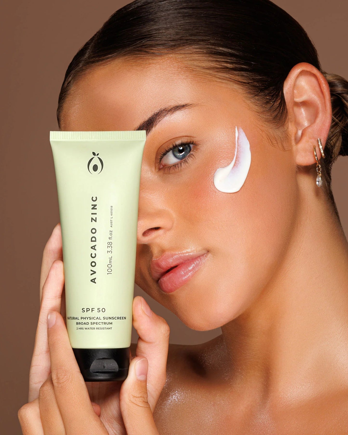 SPF 50 Natural Physical Sunscreen by Avocado Zinc