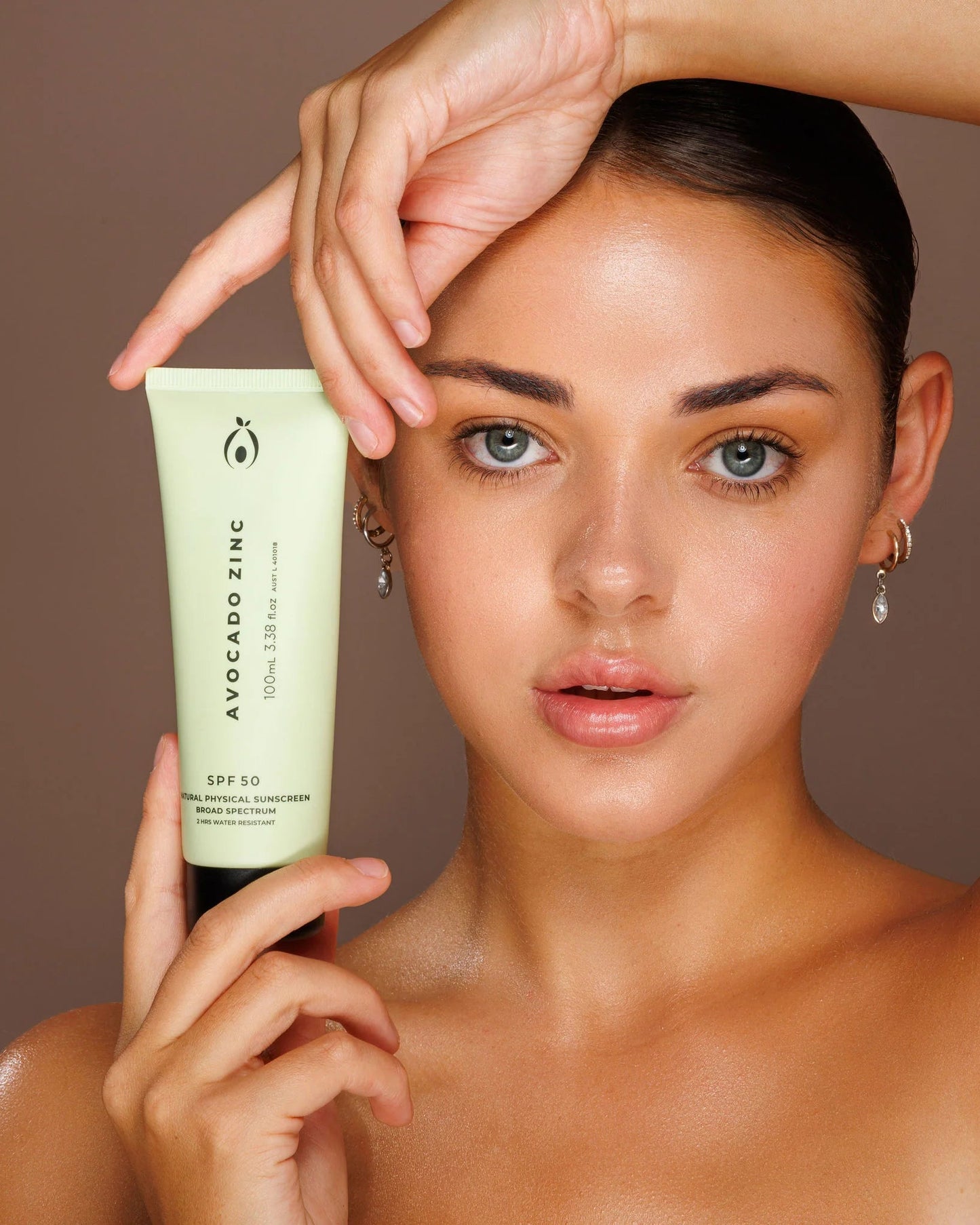 SPF 50 Natural Physical Sunscreen by Avocado Zinc