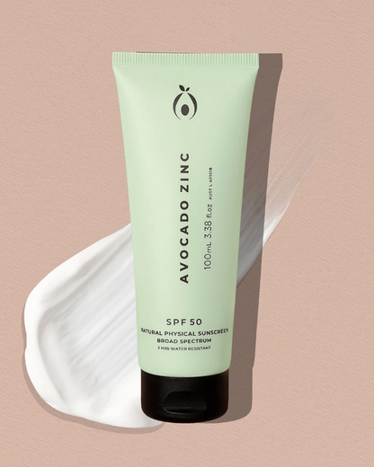 SPF 50 Natural Physical Sunscreen by Avocado Zinc