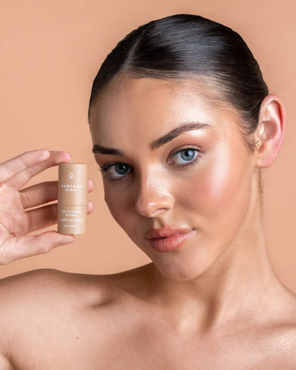 SPF 50 Natural Bronzer Stick LIGHT/MEDIUM by Avocado Zinc