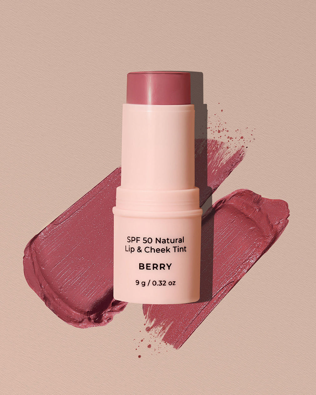 SPF 50 Natural Lip & Check Tint Stick BERRY by Avocado Zinc