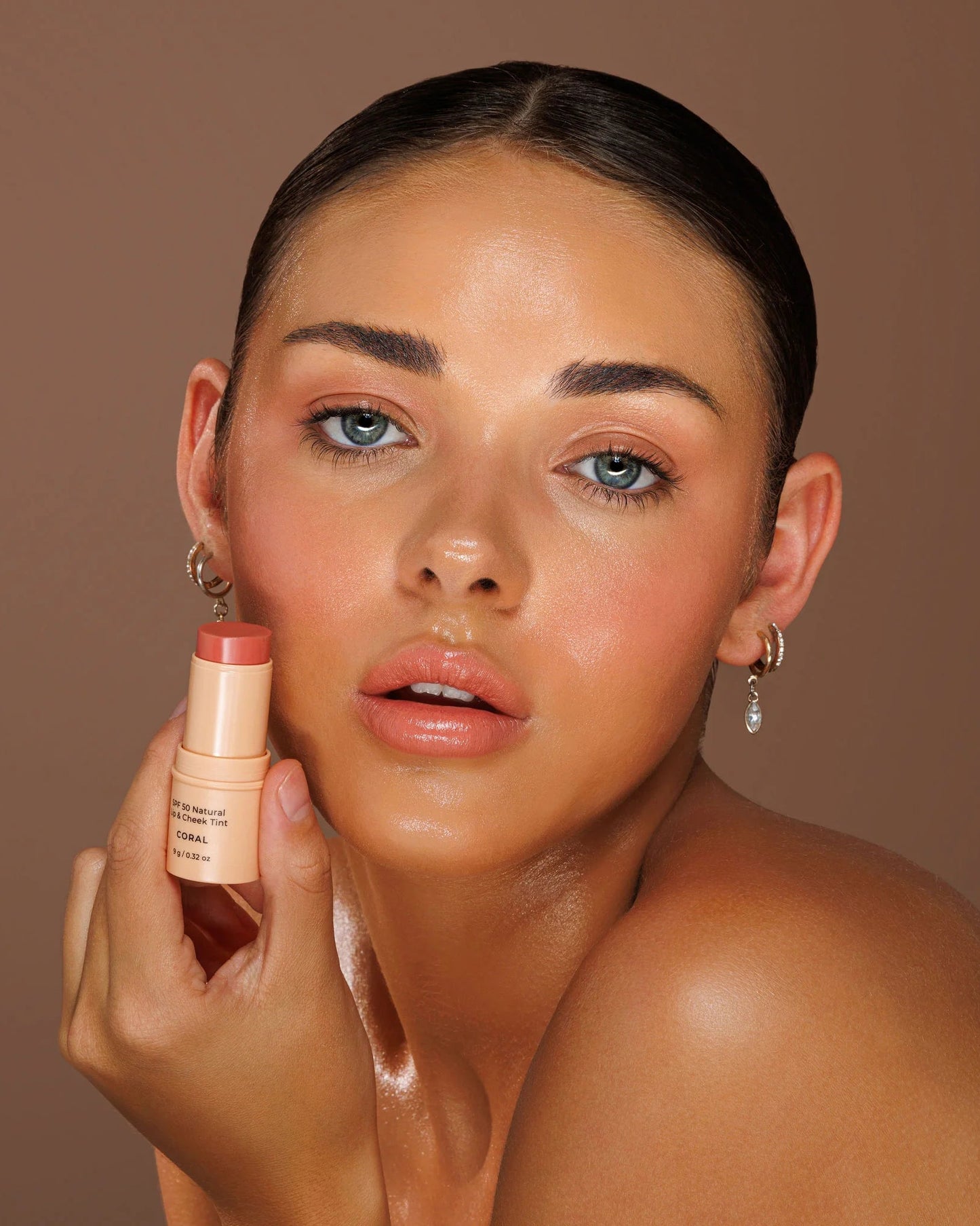 SPF 50 Natural Lip & Check Tint Stick CORAL by Avocado Zinc