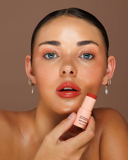 SPF 50 Natural Lip & Check Tint Stick RED EARTH by Avocado Zinc