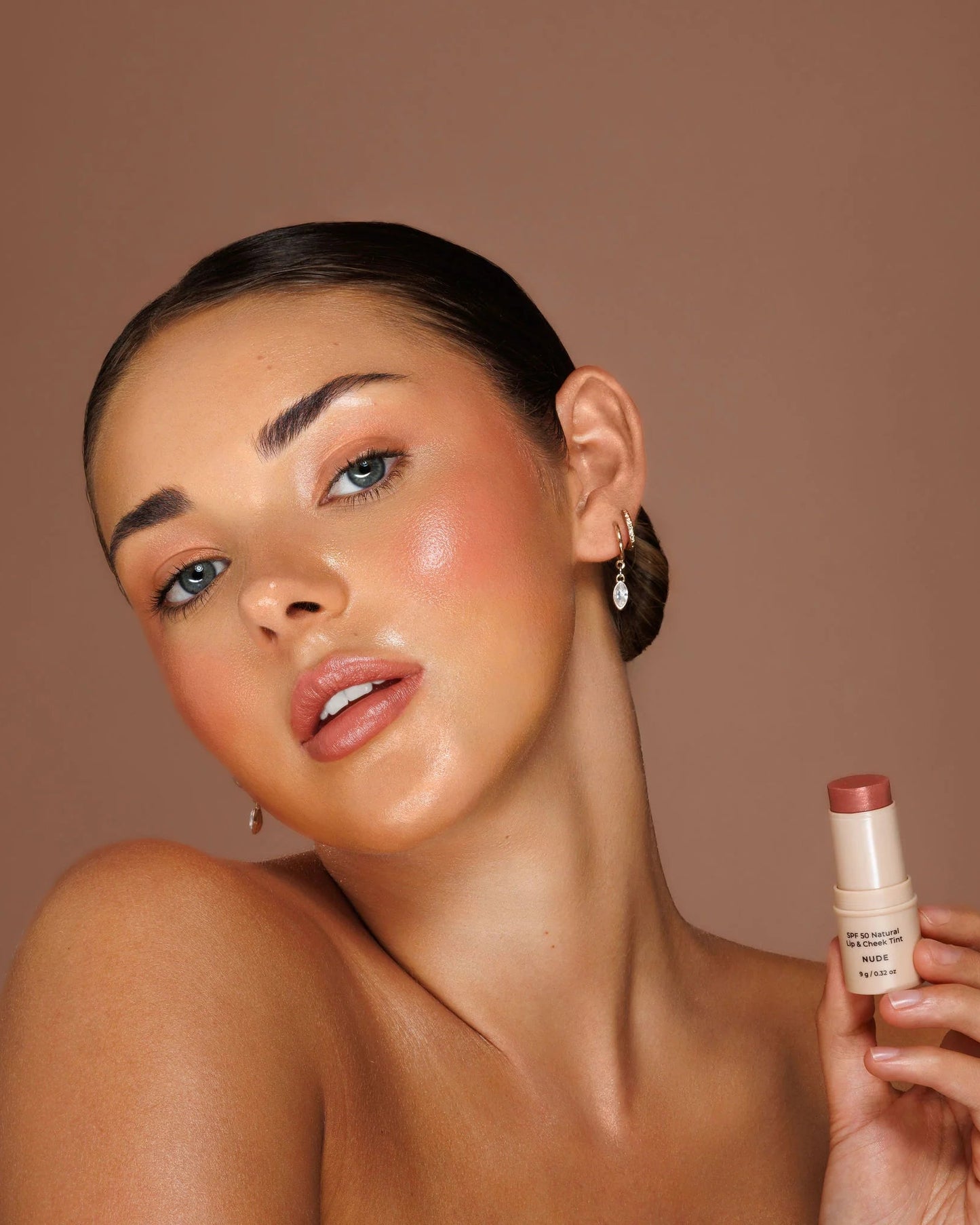 SPF 50 Natural Lip & Check Tint Stick NUDE by Avocado Zinc