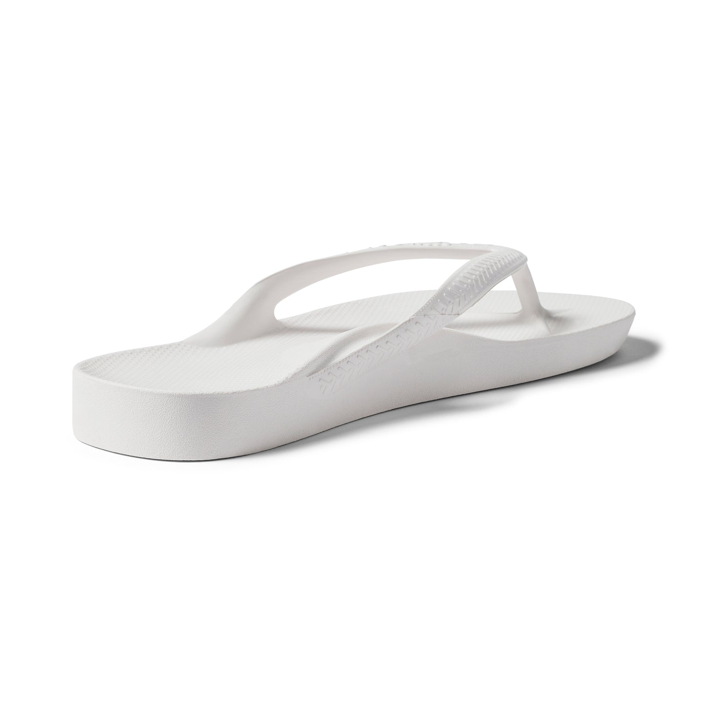 Archies Arch Support Thongs: White