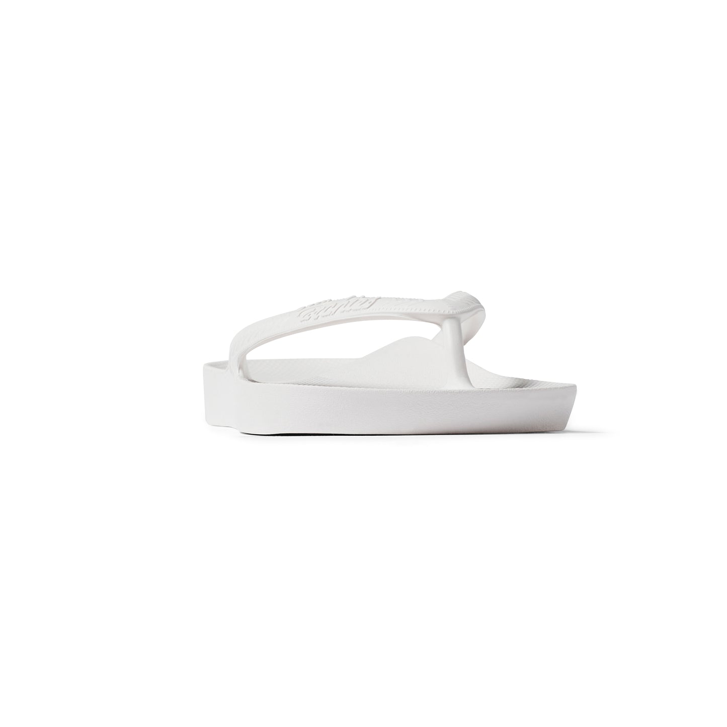 Archies Arch Support Thongs: White