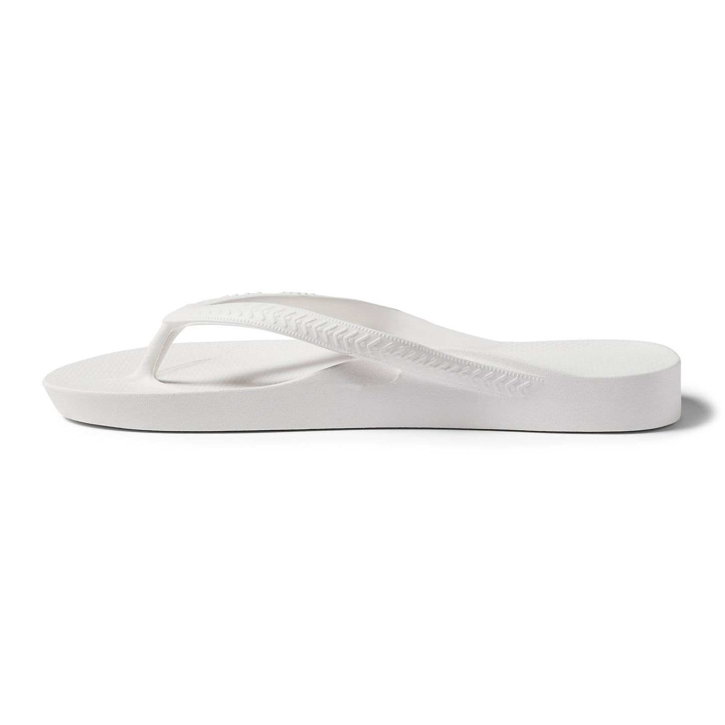 Archies Arch Support Thongs: White