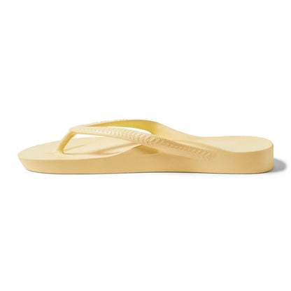 Archies Arch Support Thongs: Lemon