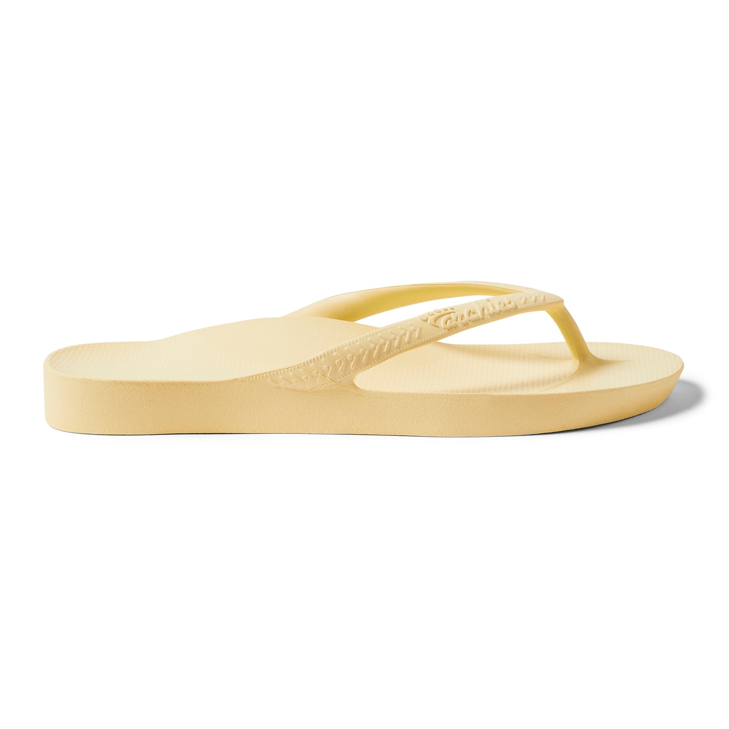 Archies Arch Support Thongs: Lemon