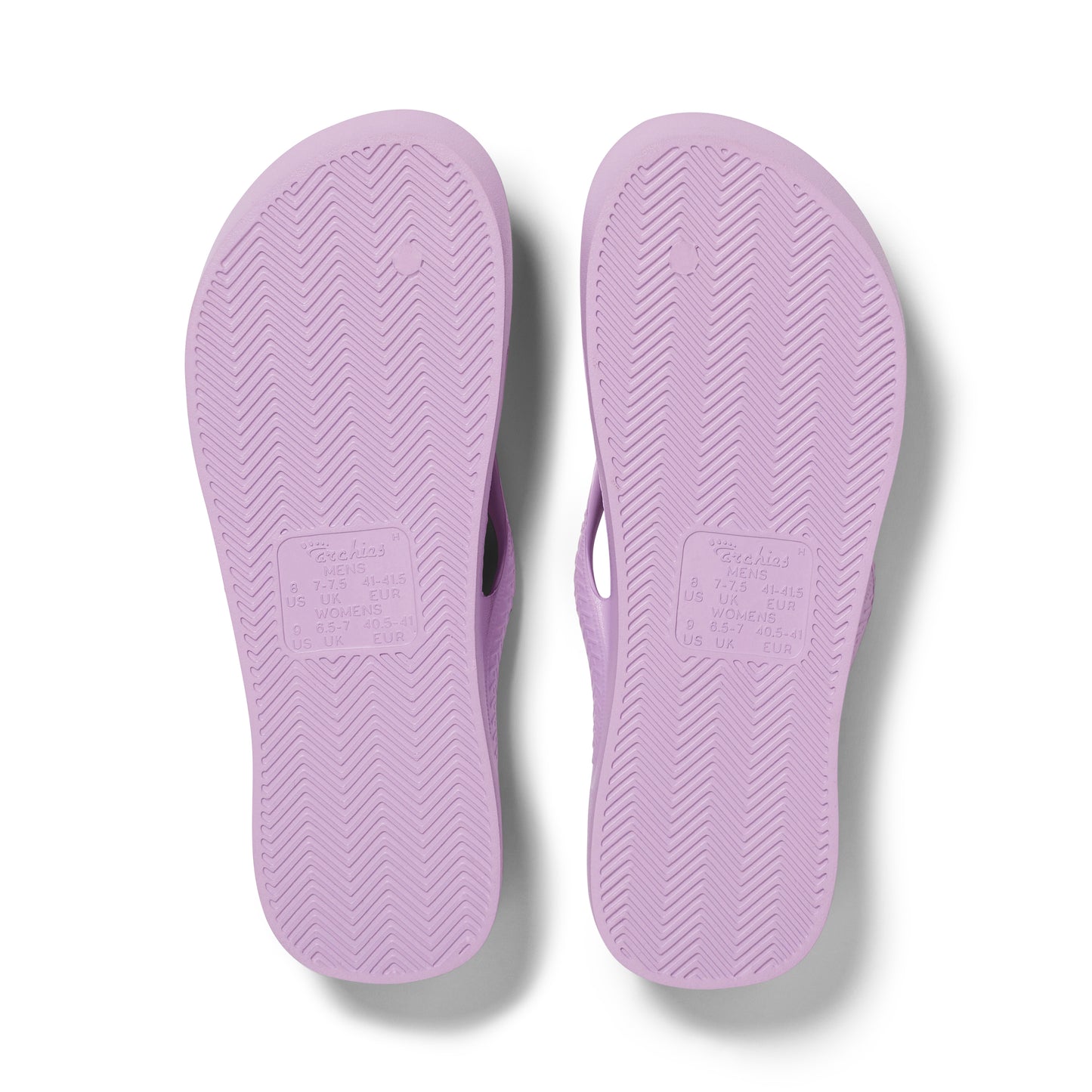 Archies Arch Support Thongs: Lilac