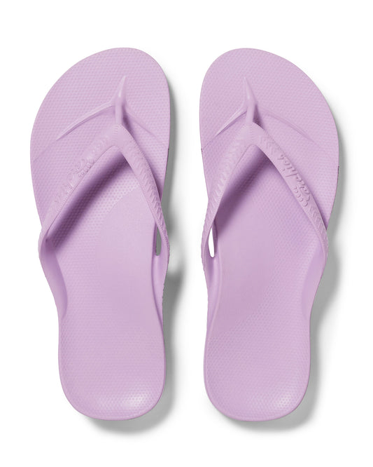 Archies Arch Support Thongs: Lilac