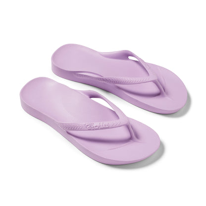 Archies Arch Support Thongs: Lilac