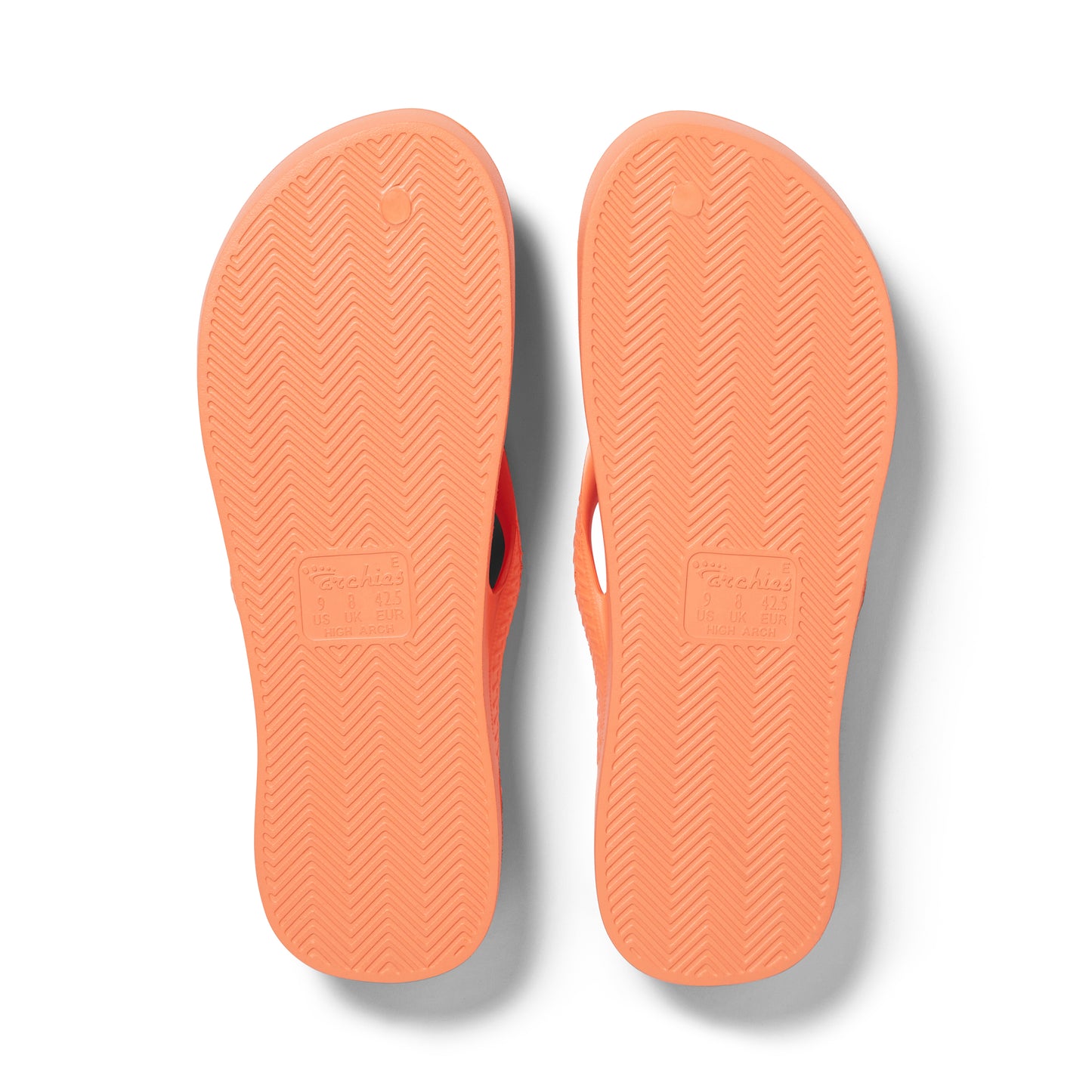 Archies Arch Support Thongs: Peach