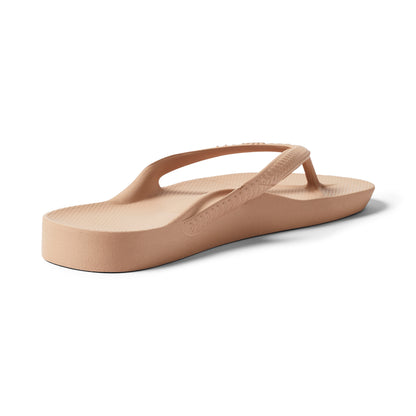 Archies Arch Support Thongs: Tan