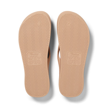 Archies Arch Support Thongs: Tan
