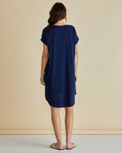 Maxine T-Shirt Dress Navy