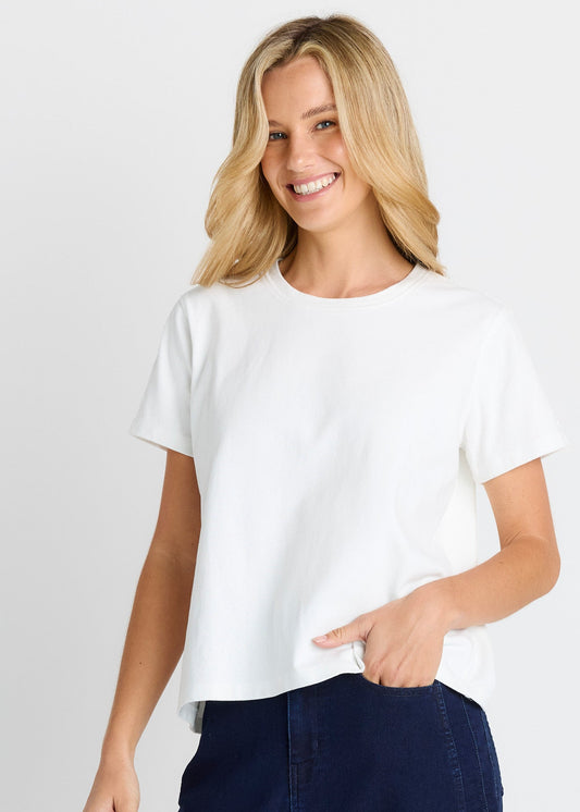 White Base Tee by Betty Basics
