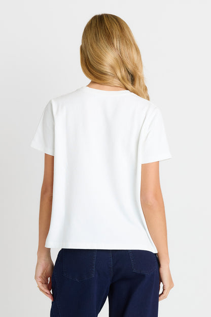 White Base Tee by Betty Basics