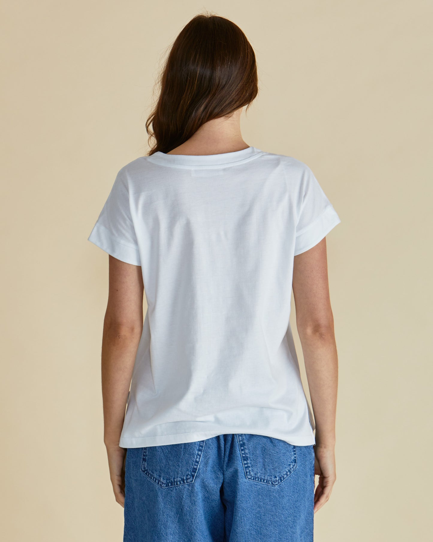 Tracy V-Neck Tshirt White