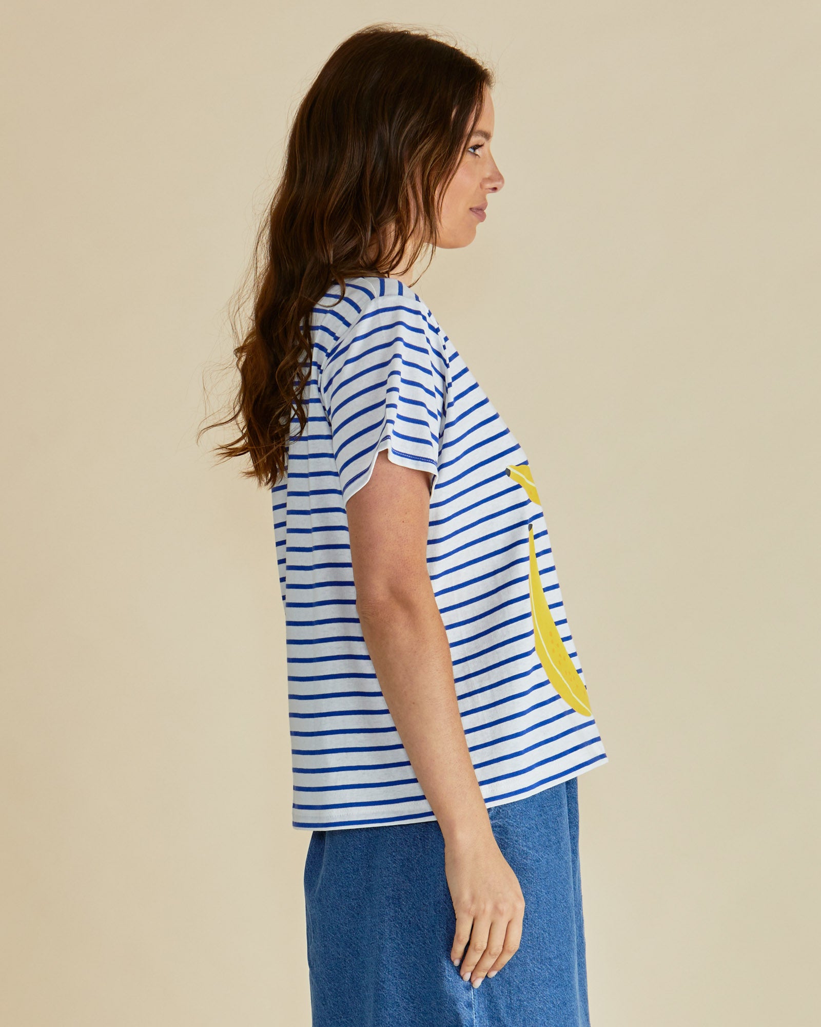 Banana Tshirt by Betty Basics stockist Loloma Living Tamborine Mountain clothing store
