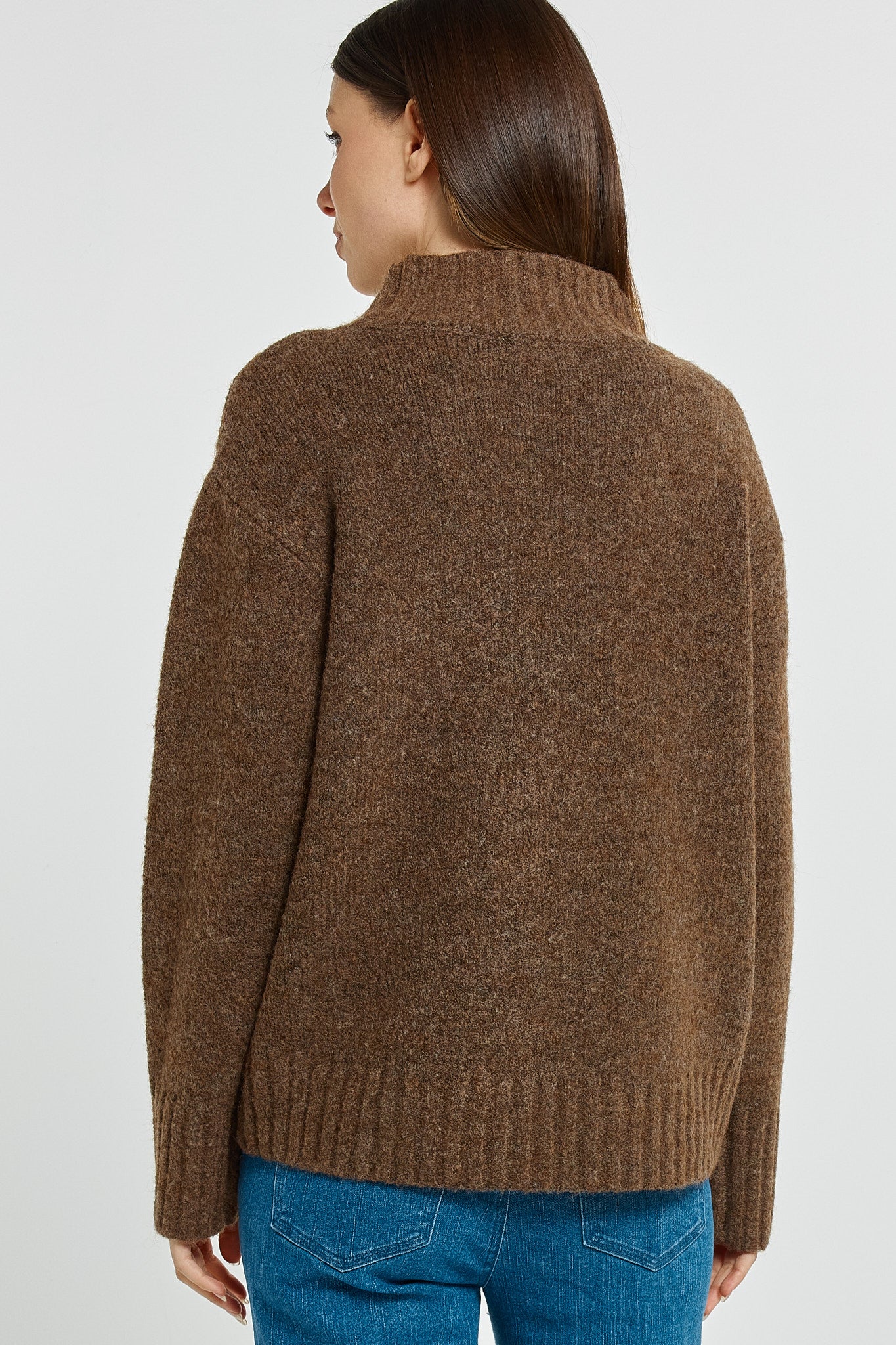 Lola Knit Jumper in Chocolate