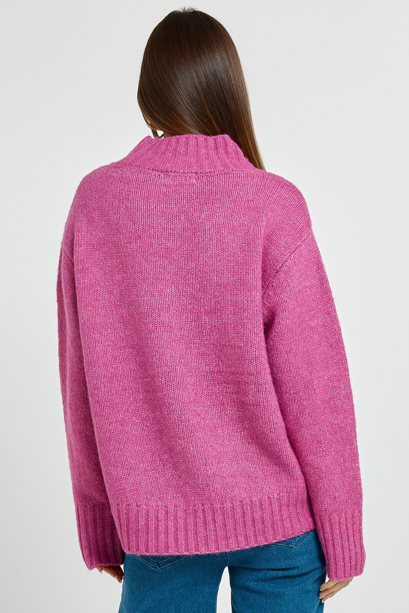 Lola Knit Jumper in Mulberry