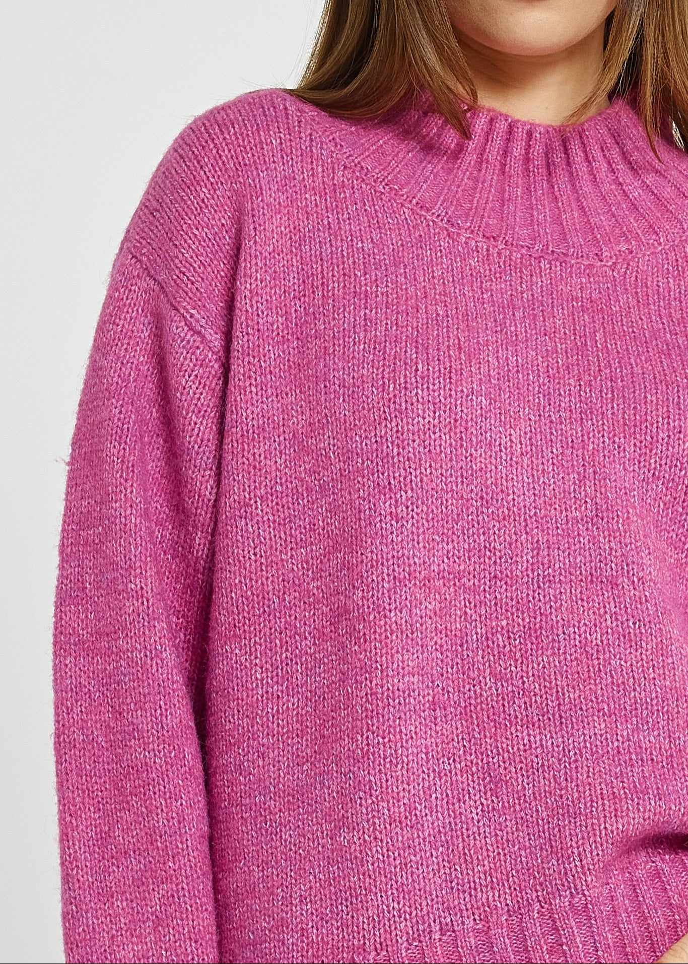 Lola Knit Jumper in Mulberry