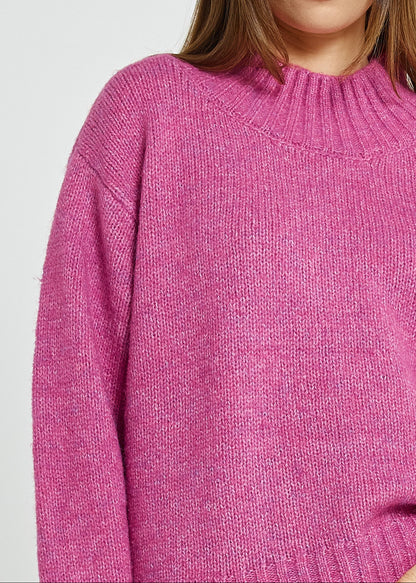 Lola Knit Jumper in Mulberry