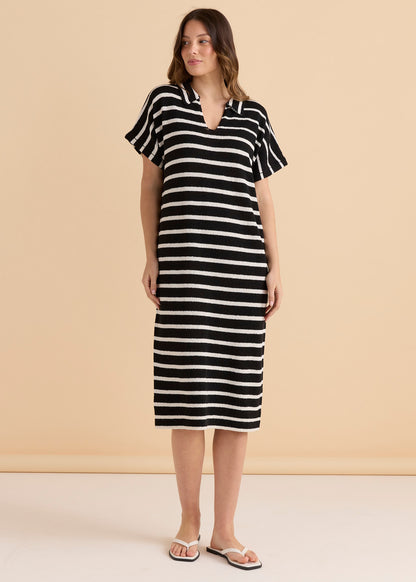 Bradford Knit Polo Dress by Betty Basics