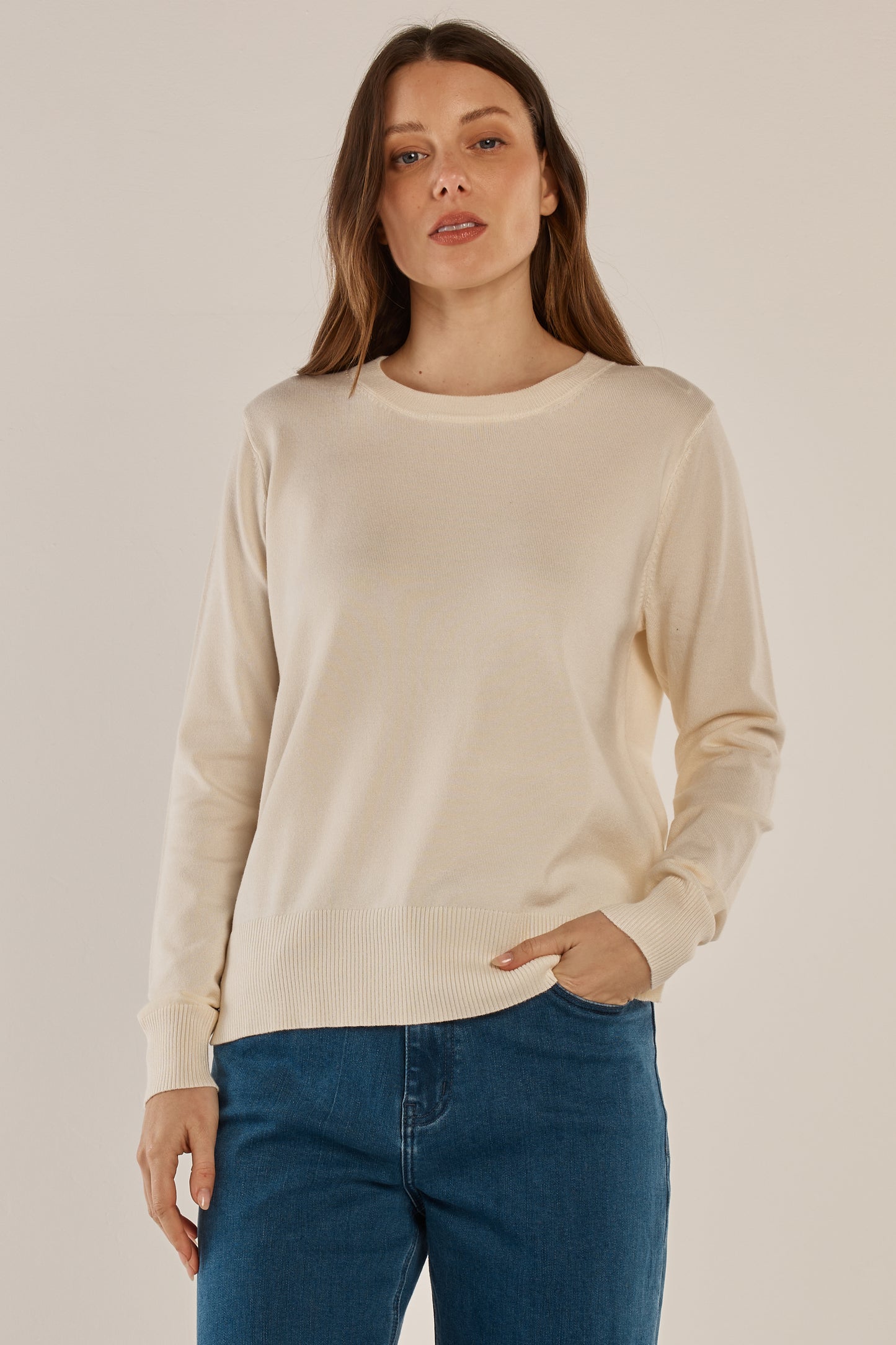 Louis Sweater Knit Cream