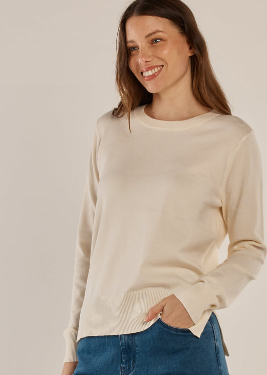 Louis Sweater Knit Cream