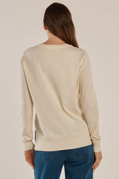 Louis Sweater Knit Cream