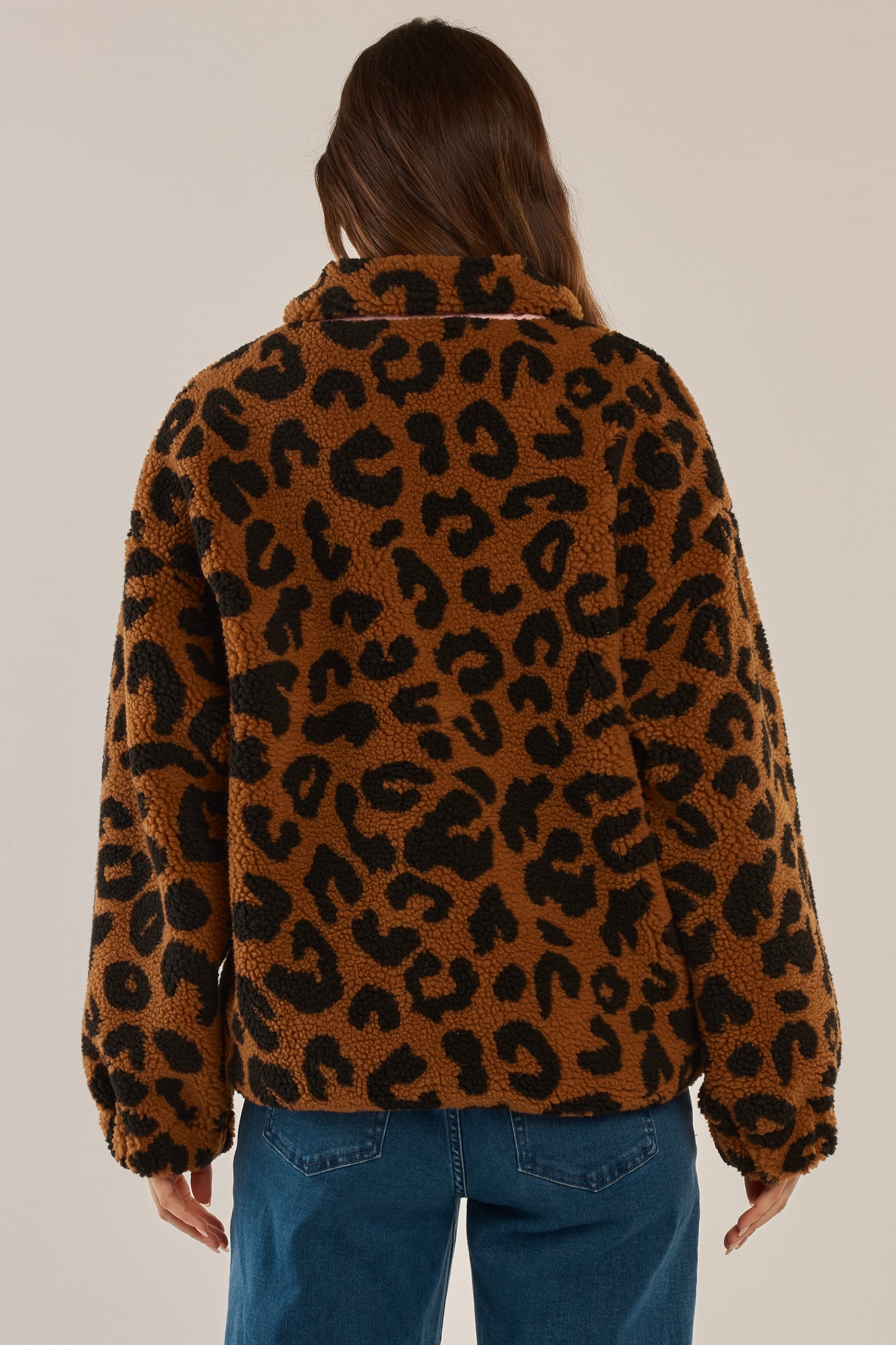 Jayne Fleece Jacket Animal Print