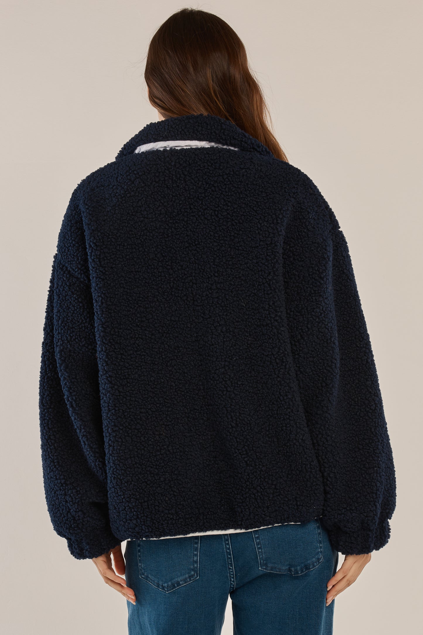 Aubrey Fleece Jacket Navy
