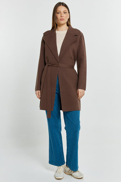 Tahlia Coatigan in Nutmeg by Betty Basics