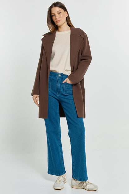 Tahlia Coatigan in Nutmeg by Betty Basics