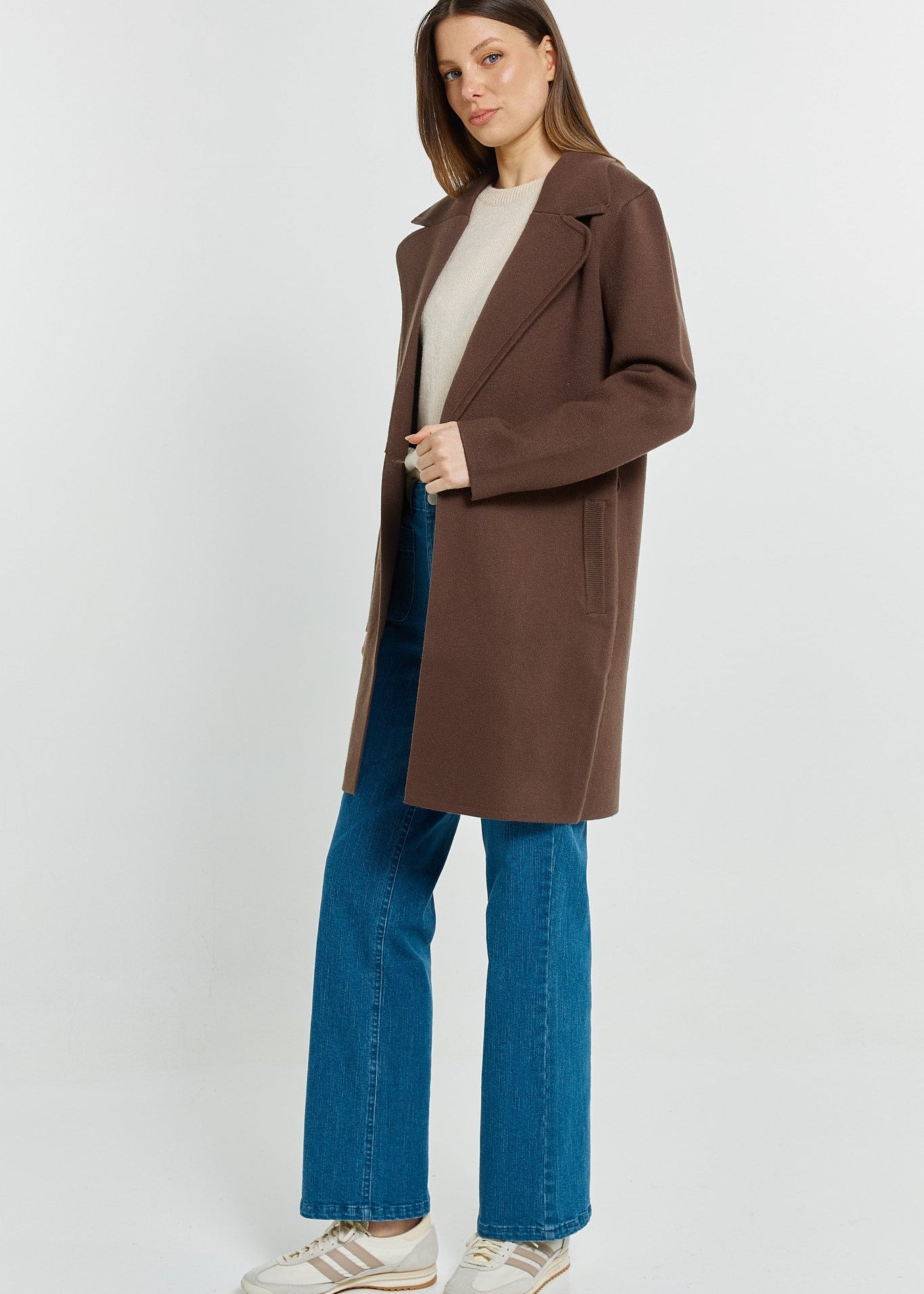 Tahlia Coatigan in Nutmeg by Betty Basics