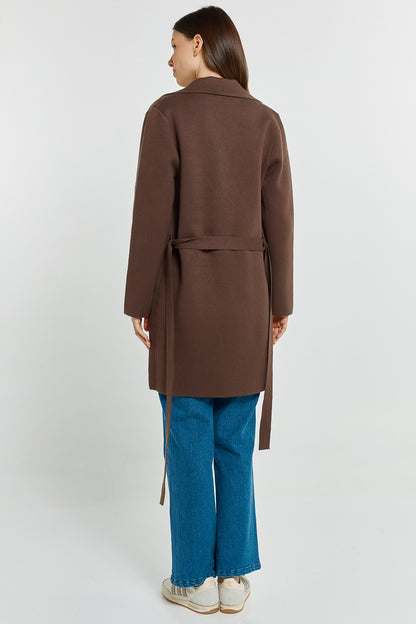 Tahlia Coatigan in Nutmeg by Betty Basics