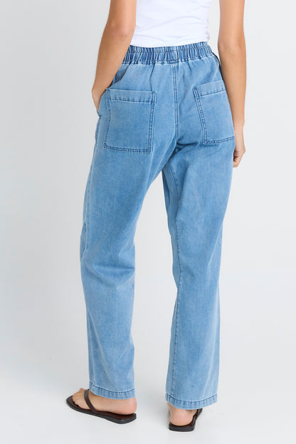 Quinn Denim Cotton Jogger by Betty Basics